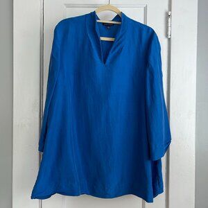 100% Silk Eileen Fisher Tunic Sz L